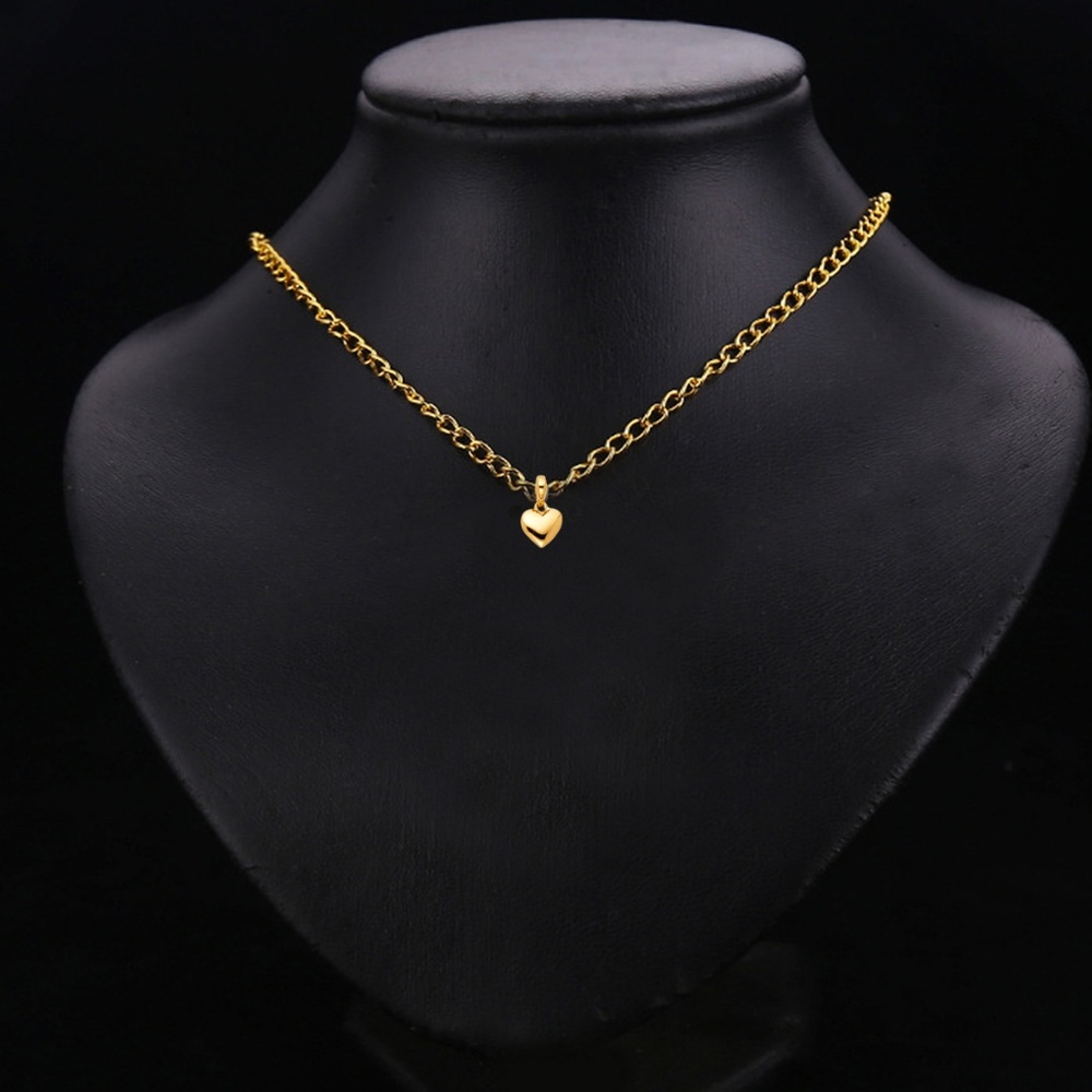 14K Yellow Gold  Heart Pendant - Picture 2 of 4